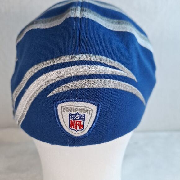 Vintage Reebok Indianapolis Colts NFL Equipment Embroidered Fitted Hat Cap OSFA - Picture 5 of 8